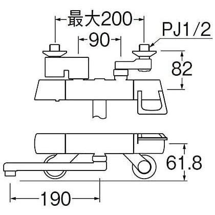 SANEI　サーモ混合栓　K1814-13