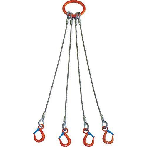 大洋 ４本吊 ワイヤスリング １．６ｔ用×２ｍ 4WRS1.6TX2