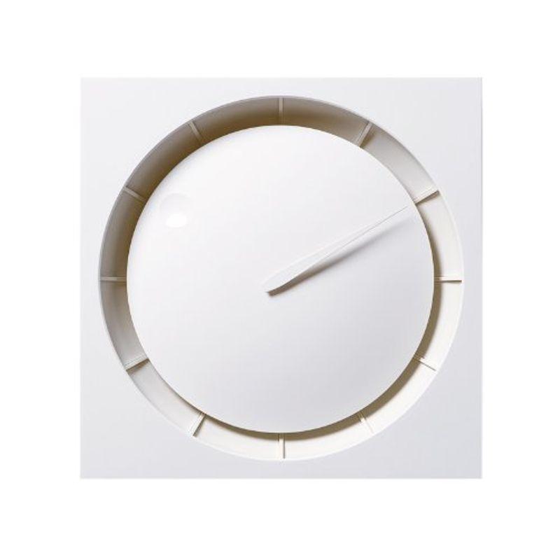 注目ブランド Lemnos HOLA ホワイト HOLA WH 掛け時計、壁掛け時計