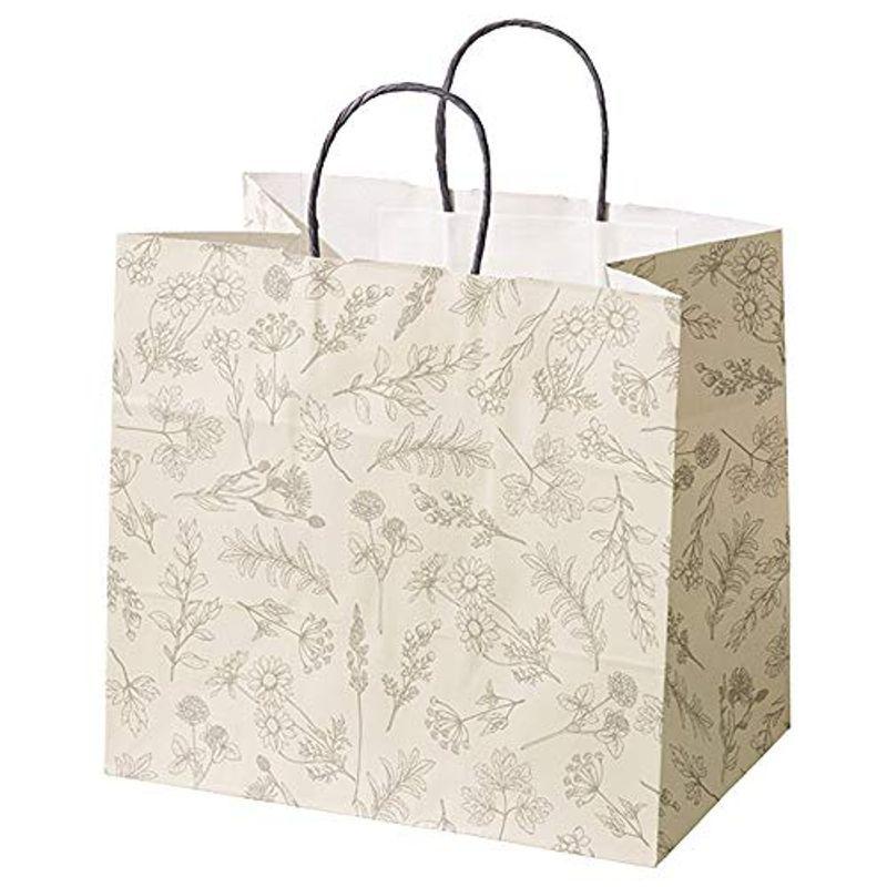 ヘッズ 日本製 紙袋 34×31.5×22cm 白 50枚 手提げ袋 買い物袋 ベルプランツ HEADS BEP-1P
