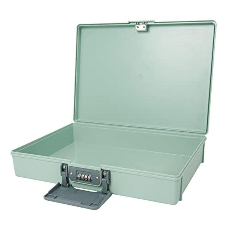 カール事務器 保管ボックス プラスチック製 A4 ライトグリーン HBP-200-U