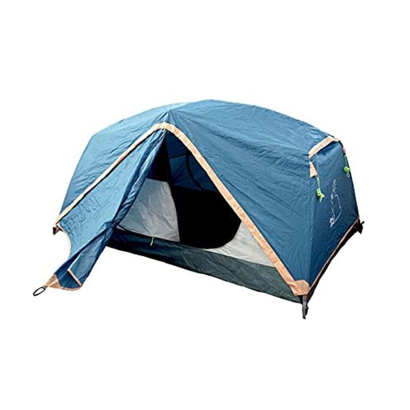 ソロ・デュオ キャンプ 自立式テント 2人用 2層構造 軽量コンパクト 耐水圧 