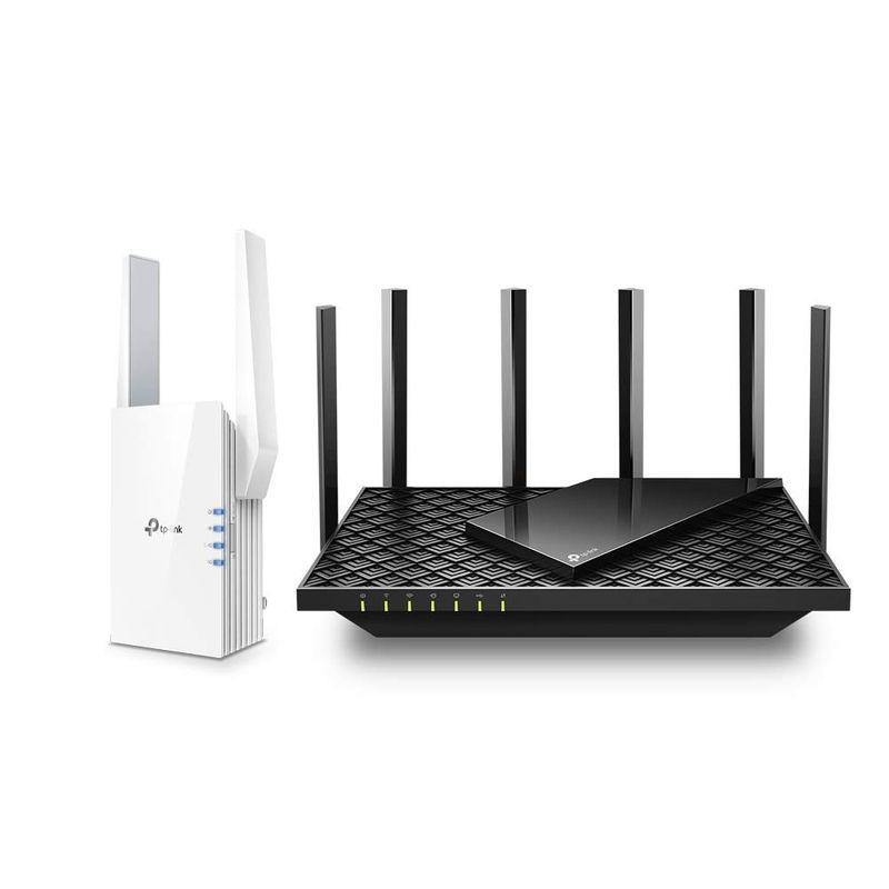TP-Link WiFi6 OneMesh 対応セット 4804 + 574Mbps Wi-Fiルーター