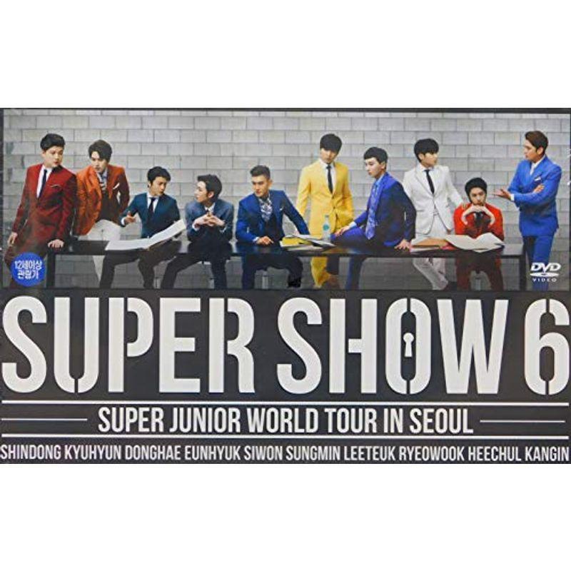 SUPER JUNIOR SUPER SHOW 6: WORLD TOUR IN SEOUL DVD(韓国盤) + folded 初回ポスタ