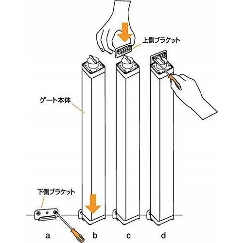 ローボード ラスカル キディガード 階段上設置可能 ロール式 ゲート バリアフリー フリーサイズ アヴァント ホワイト 【2487770314】(12922円)
