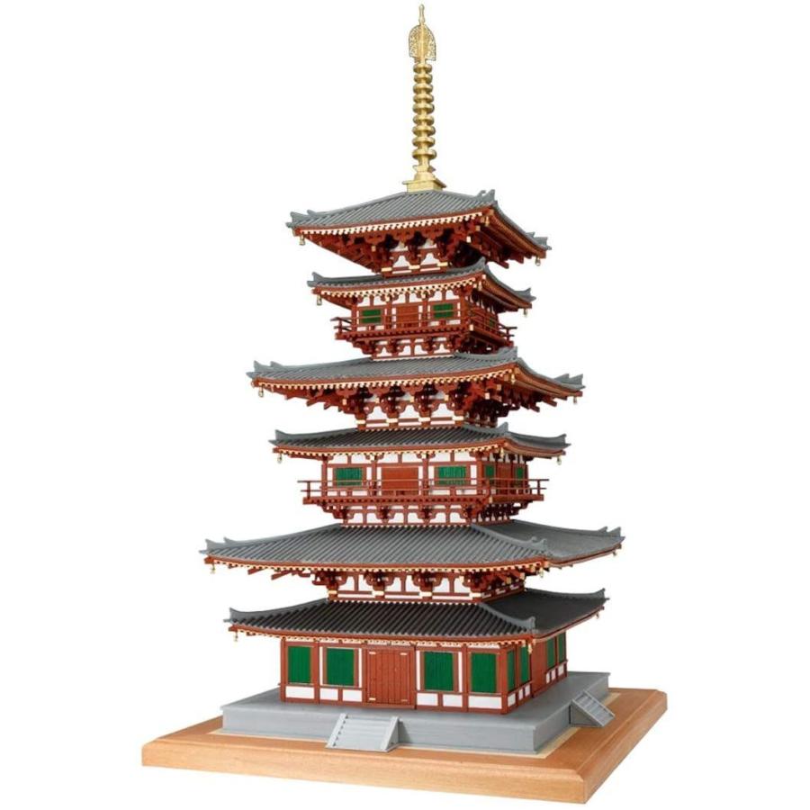 新入荷 ウッディジョー 1/75 薬師寺 西塔 木製模型 組み立てキット 【UOI7611411404】(26989円)