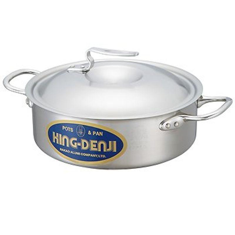 公式ショップ中尾アルミ IH対応 ND-3 ニューキングデンジ外輪鍋（耐熱