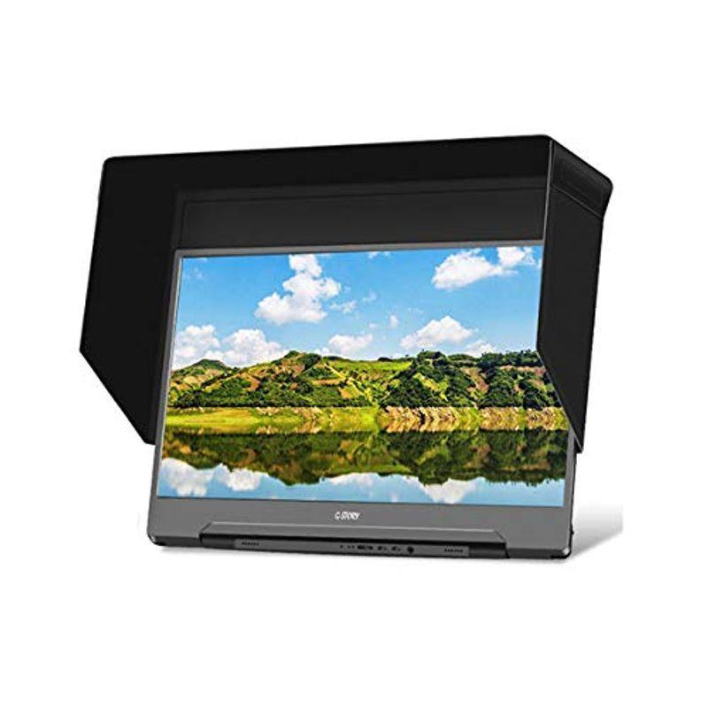 G-STORY モバイルモニター 15.6インチ 10-Bit 4K HDR対応 IPS HDMI USB-Type C搭載 遮光フード付(26259円)