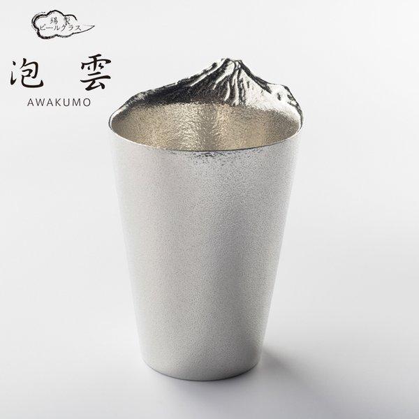 贈答 ギフト 錫製ビールグラス 泡雲 化粧箱入 タンブラー コップ グラス カップ 保冷 富山 ナガエ_10