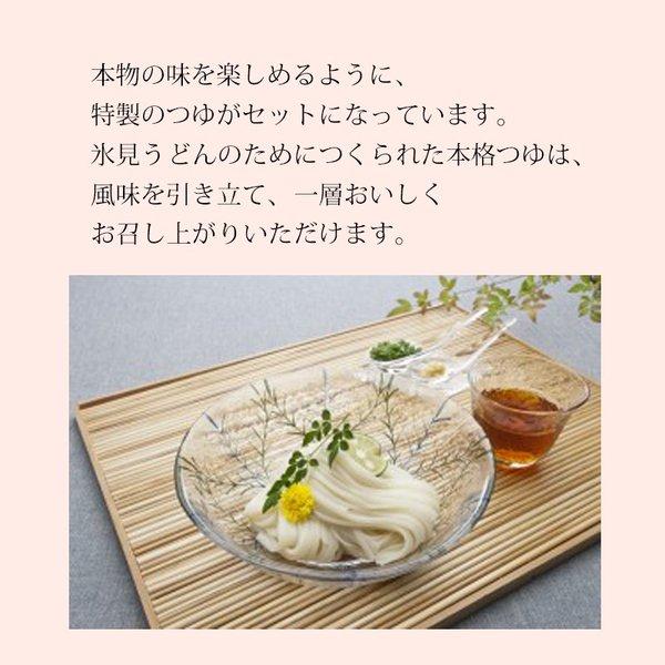 贈答 ギフト 富山 海津屋 氷見うどん 細麺 2本入つゆ付 包装柄化粧箱入