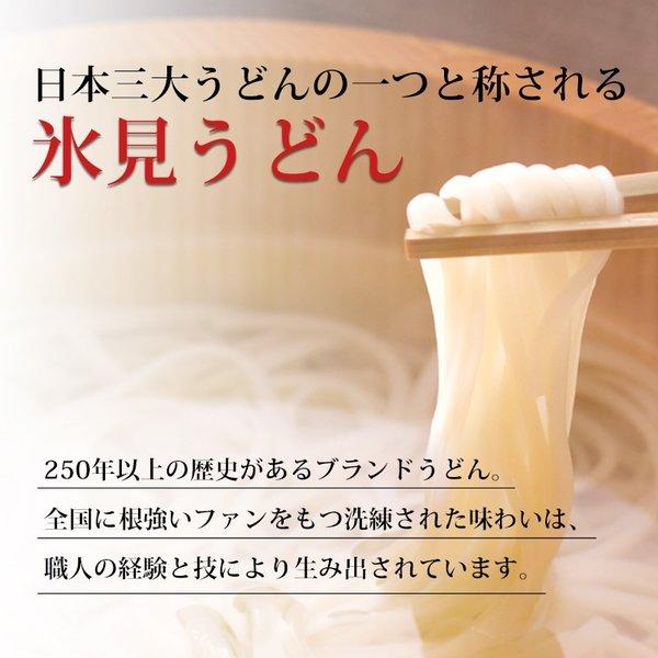贈答 ギフト 富山 海津屋 氷見うどん 細麺 3本入 つゆ付 ひみうどん