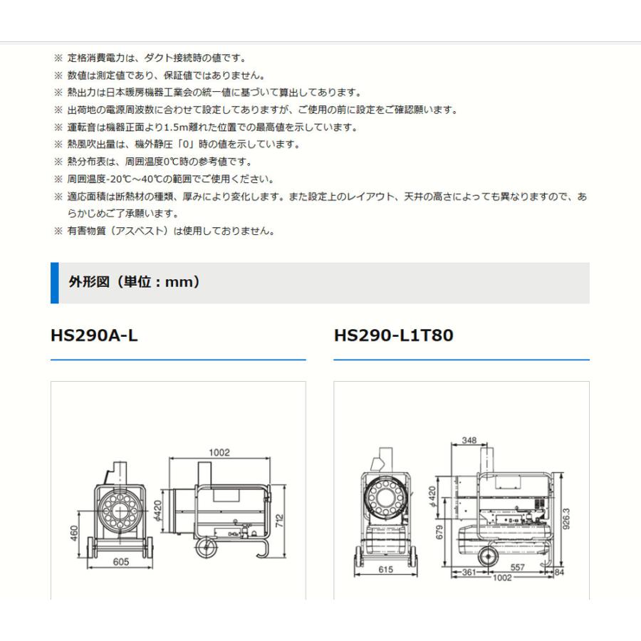 HS290A-L オリオン機械 オリオン ジェットヒーター ジェット HS290A-L オリオン機械 オリオン ジェットヒーター ジェット