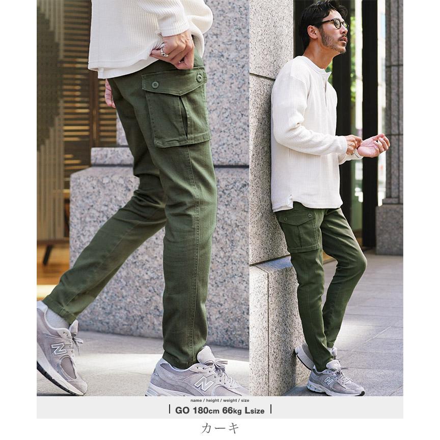 Kazushi 2点JGG.Men カーゴパンツ スキニー ジョガー hm JIGGYS SHOP カーゴパンツ メンズ ボトムス ストレッチ スキニーパンツ