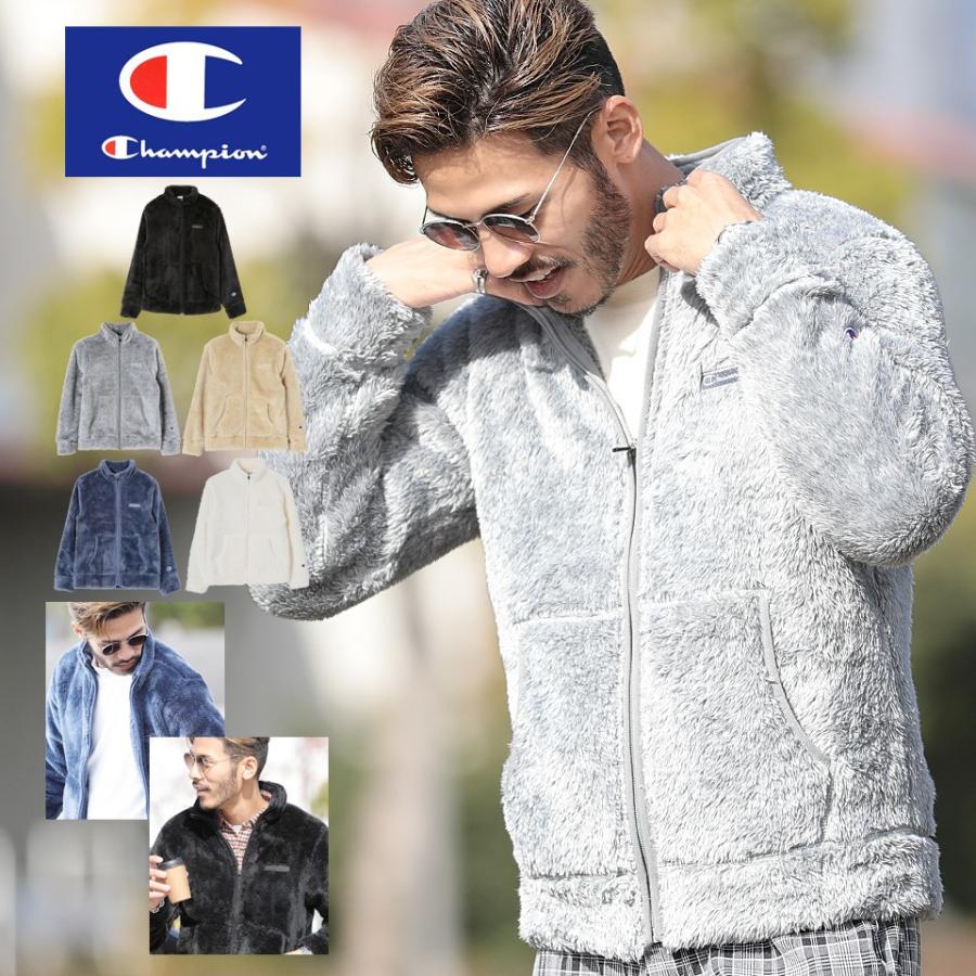 クーポン対象外 Champion チャンピオン ボアジャケット メンズ アウター フリースジャケット ジップアップ もこもこ ブランドロゴ 冬 冬服 送料無料 Jiggys Shop 通販 Paypayモール