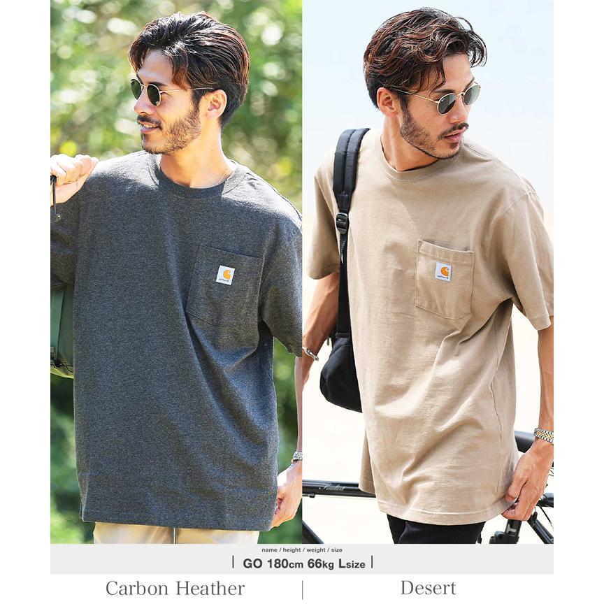 Carhartt カーハート Tシャツ メンズ トップス カットソー 半袖Tシャツ ポケT ビッグシルエット ルーズ ゆったり 海外サイズ 春 春服 夏 夏服 送料無料｜jiggys-shop｜23