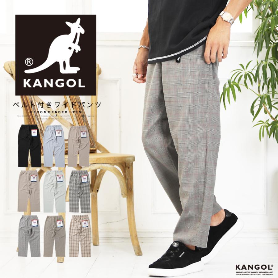 Kangol カンゴール シェフパンツ ワイドパンツ メンズ ボトムス ベルト付き イージーパンツ チェックパンツ 秋 秋服 送料無料 Jiggys Shop 通販 Paypayモール