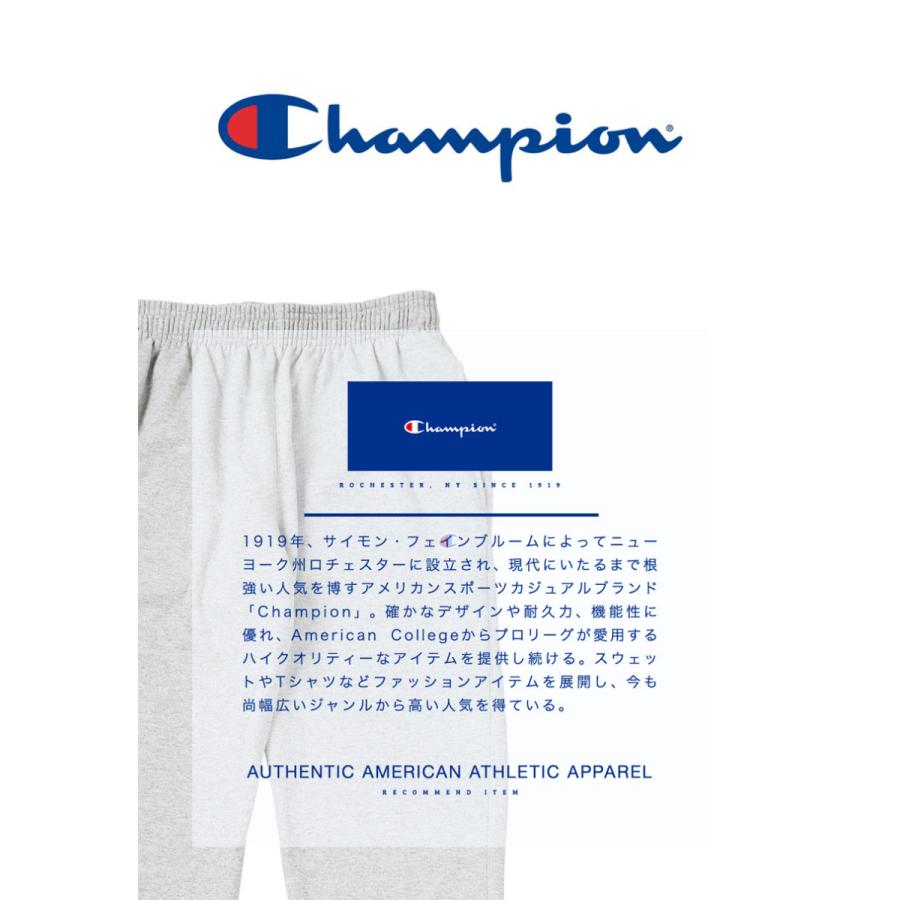 Champion チャンピオン スウェットパンツ ジョガーパンツ メンズ ボトムス 裏起毛 防寒 スポーツ ゴルフウェア 秋 秋服 冬 冬服｜jiggys-shop｜06