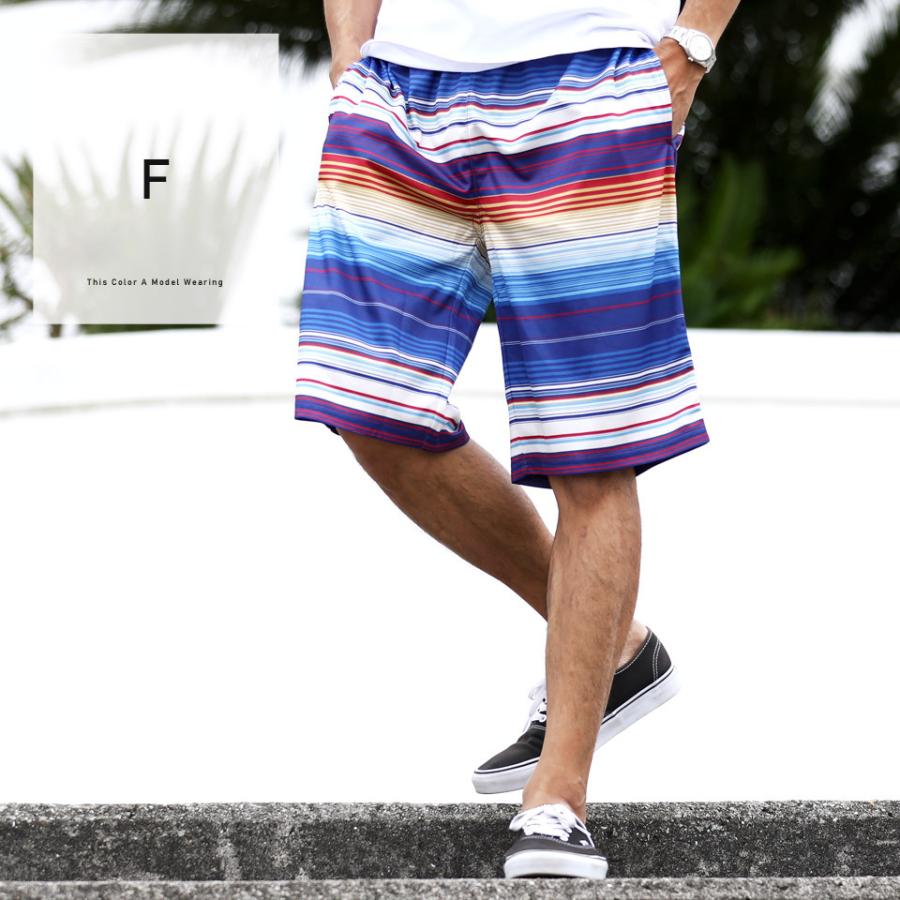 ショートパンツ メンズ ボトムス ハーフパンツ 吸汗速乾 総柄プリント 花柄 迷彩 ボーダー柄 短パン 夏 夏服 9757 Jiggys Shop 通販 Yahoo ショッピング