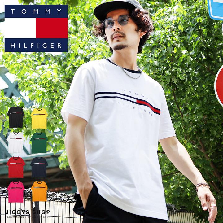 クーポン対象外 Tommy Hilfiger トミー ヒルフィガー Tシャツ メンズ トップス カットソー 半袖tシャツ ラインフラッグロゴ コットン 夏 夏服 送料無料 Jiggys Shop 通販 Paypayモール
