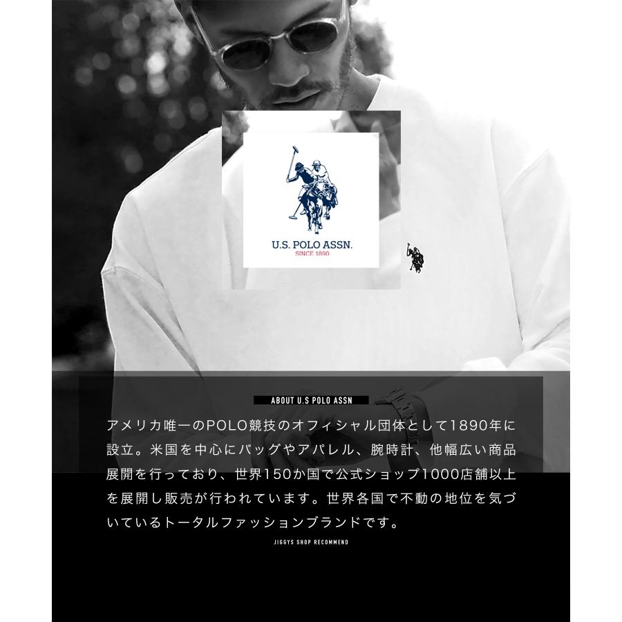 US.POLO ASSN. ユーエスポロアッスン トレーナー メンズ トップス スウェット 裏毛 ブランド別注 長袖 クルーネック ゆったり 秋 秋服 冬 冬服 送料無料｜jiggys-shop｜19