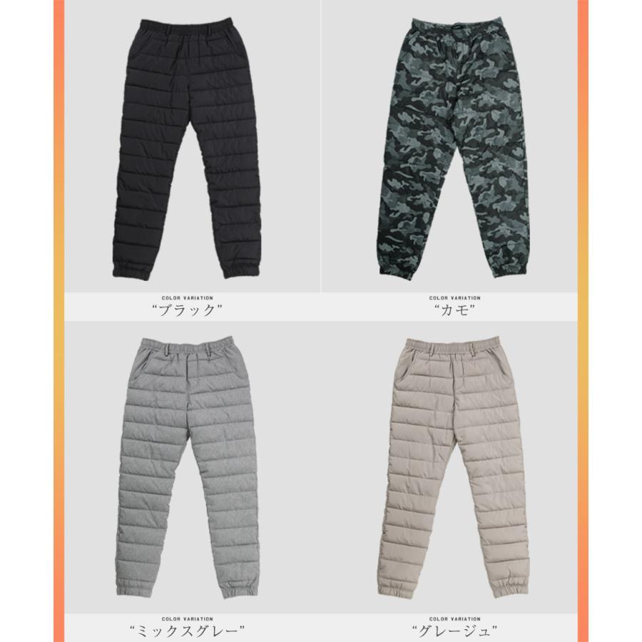 roshell 中綿パンツ ジョガーパンツ メンズ ボトムス 裏起毛