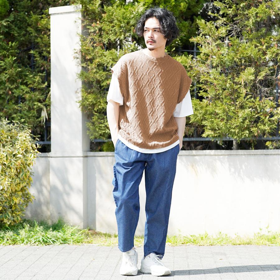 Sale 69 Off 2枚セット ベスト Tシャツ メンズ トップス アンサンブル ジャガード織りベスト 半袖tシャツ カットソー レイヤードスタイル ゆったり 春 春服 夏 夏服 Organizacaosilveira Com Br