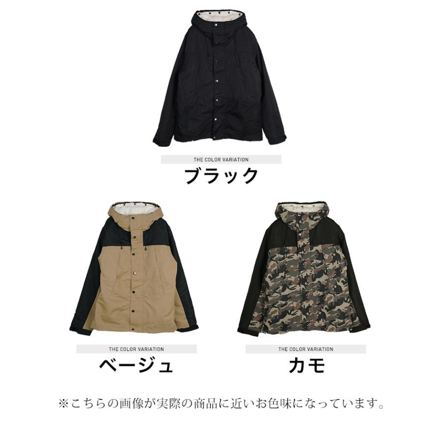 マウンテンパーカー メンズ アウター ボアライナー付き 取り外し可能 3WAY ジャケット マンパー 撥水 秋 秋服 冬 冬服 送料無料｜jiggys-shop｜16