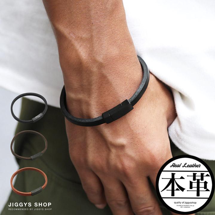 ブレスレット メンズ 本革 牛革 イタリアンレザー バックル プレゼント ギフト アクセサリー Jiggys Shop 通販 Yahoo ショッピング