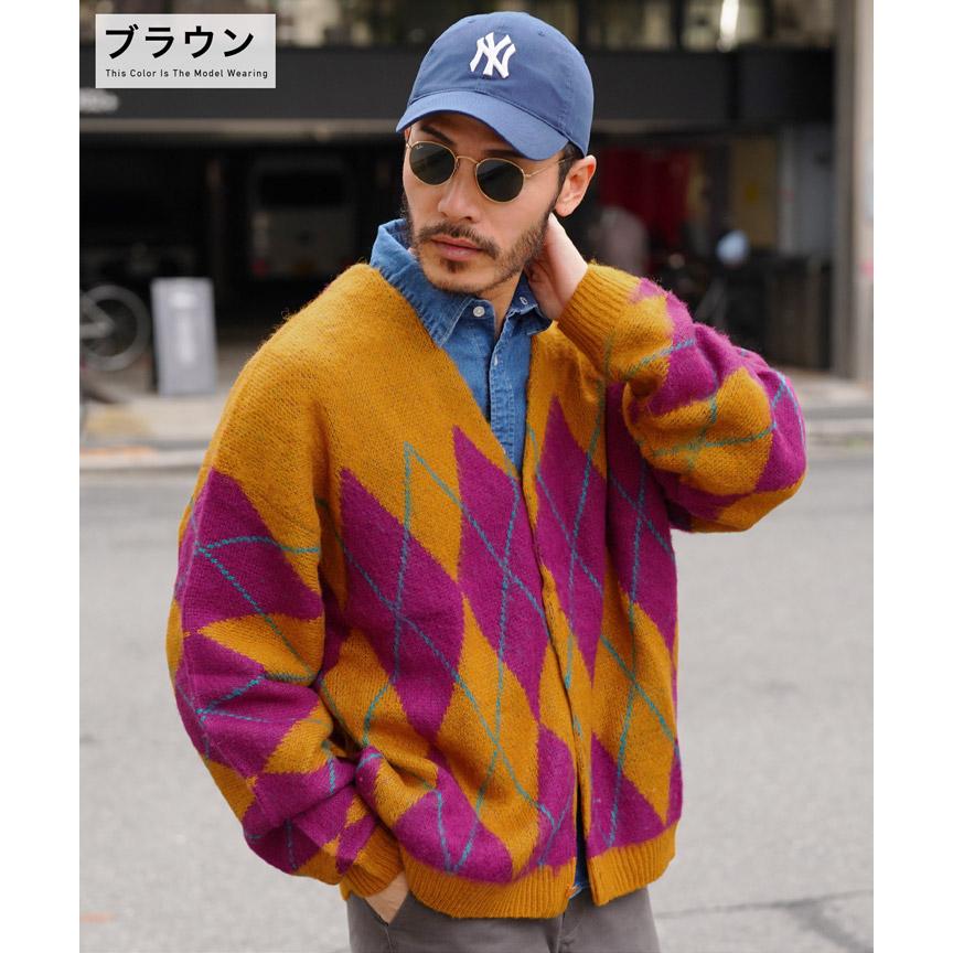 JIGGYS SHOP カーディガン メンズ トップス モヘアライク JIGGYS SHOP カーディガン メンズ トップス モヘアライク