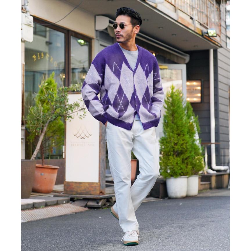 JIGGYS SHOP カーディガン メンズ トップス モヘアライク JIGGYS SHOP カーディガン メンズ トップス モヘアライク