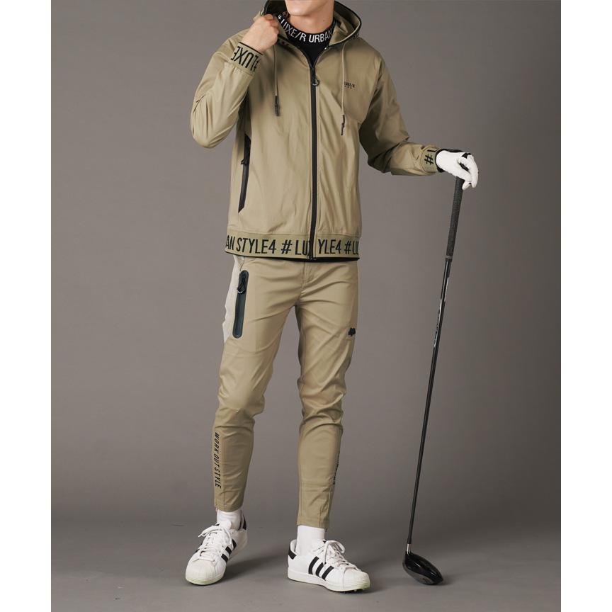 スキニーパンツ メンズ ボトムス 切り替え ゴルフウェア GOLF スリム 細身 ロゴ ストレッチ 伸縮 秋 秋服 春 春服 送料無料｜jiggys-shop｜15