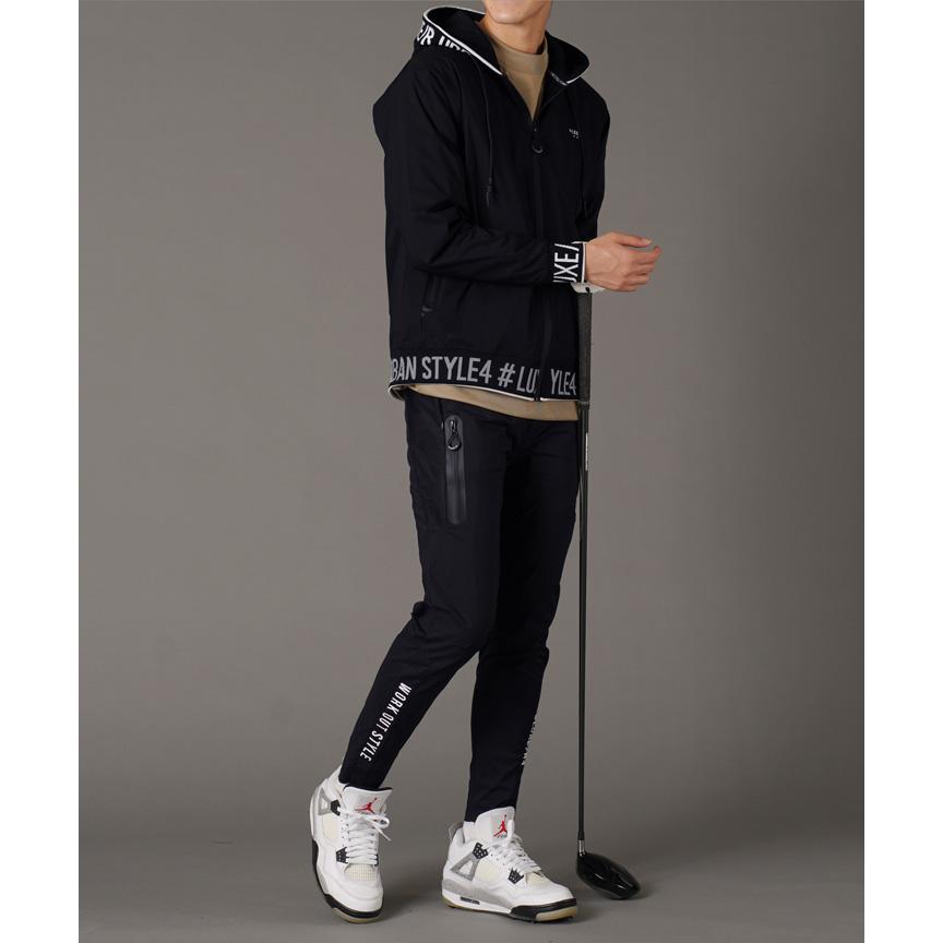 スキニーパンツ メンズ ボトムス 切り替え ゴルフウェア GOLF スリム 細身 ロゴ ストレッチ 伸縮 秋 秋服 春 春服 送料無料｜jiggys-shop｜09