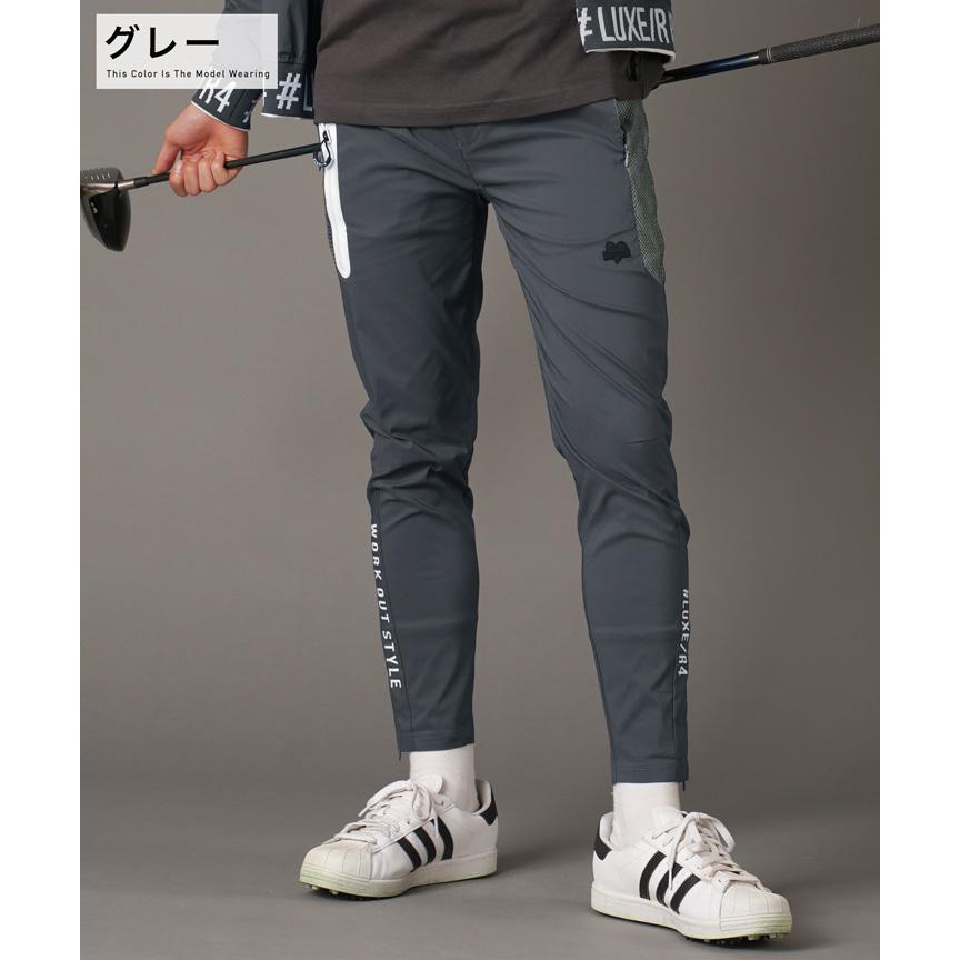 スキニーパンツ メンズ ボトムス 切り替え ゴルフウェア GOLF スリム 細身 ロゴ ストレッチ 伸縮 秋 秋服 春 春服 送料無料｜jiggys-shop｜10