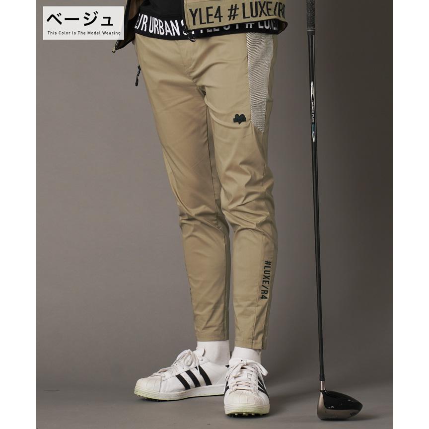 スキニーパンツ メンズ ボトムス 切り替え ゴルフウェア GOLF スリム 細身 ロゴ ストレッチ 伸縮 秋 秋服 春 春服 送料無料｜jiggys-shop｜14