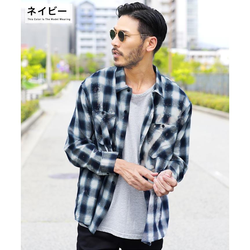 JIGGYS SHOP チェックシャツ メンズ トップス 長袖シャツ JIGGYS SHOP チェックシャツ メンズ トップス 長袖シャツ
