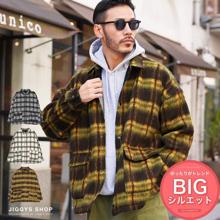 JIGGYS SHOP シャツジャケット ブルゾン メンズ アウター JIGGYS SHOP シャツジャケット ブルゾン メンズ アウター