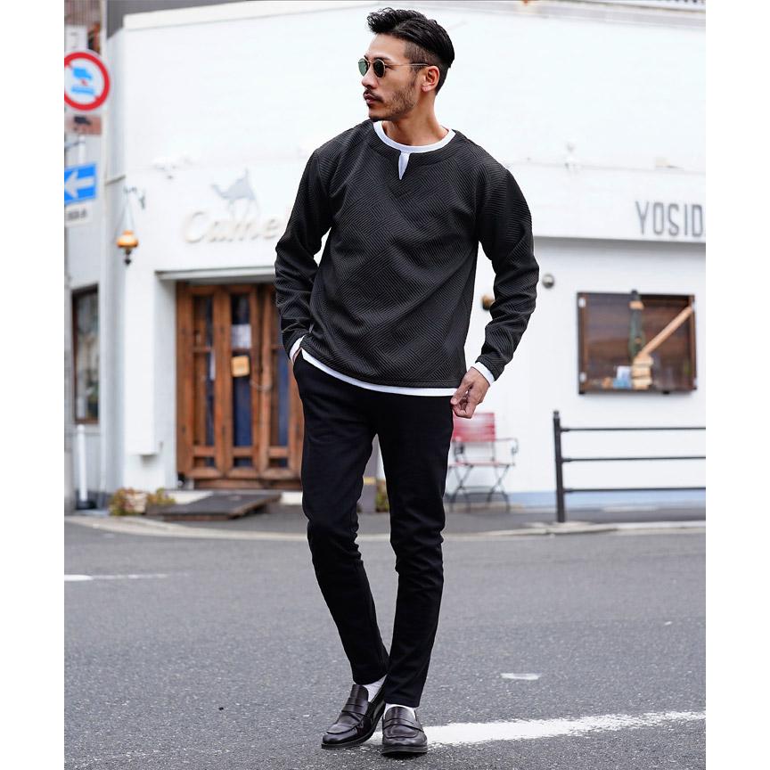 JIGGYS SHOP ロンT Tシャツ メンズ トップス カットソー 長袖T