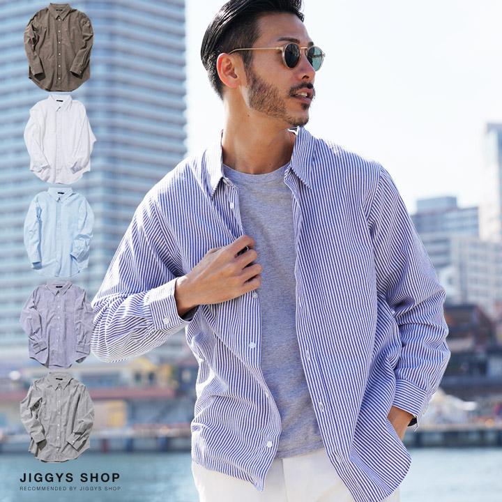 JIGGYS SHOP シャツ メンズ トップス 長袖シャツ レギュラー