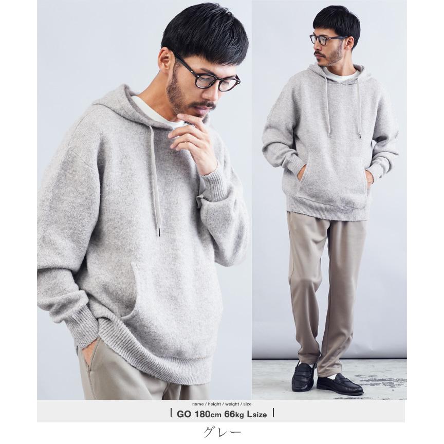 JIGGYS SHOP ニットパーカー メンズ トップス プルオーバー JIGGYS SHOP ニットパーカー メンズ トップス プルオーバー