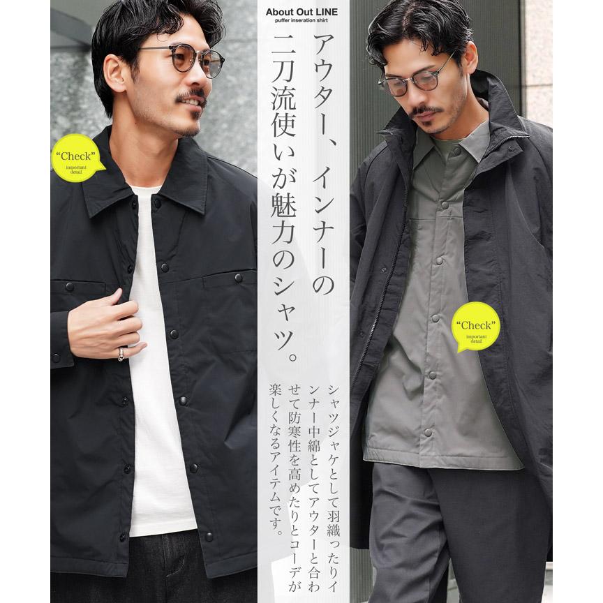 JIGGYS SHOP（ジギーズショップ） 中綿シャツ シャツジャケット メンズ