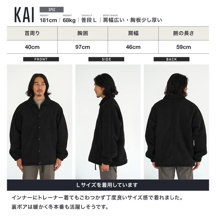 JIGGYS SHOP コーチジャケット メンズ アウター 裏ボア フェイク JIGGYS SHOP コーチジャケット メンズ アウター 裏ボア フェイク