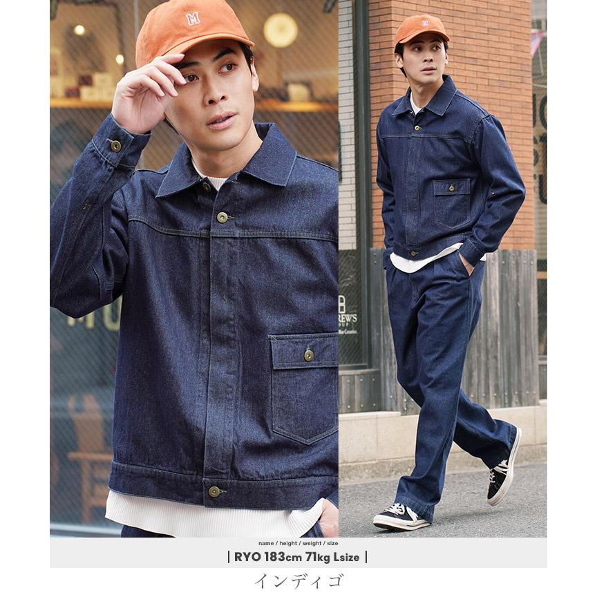 ジースター　ストレッチ　デニム　ジャケット アウター　トップス　M JIGGYS SHOP（ジギーズショップ） デニムジャケット ブルゾン メンズ