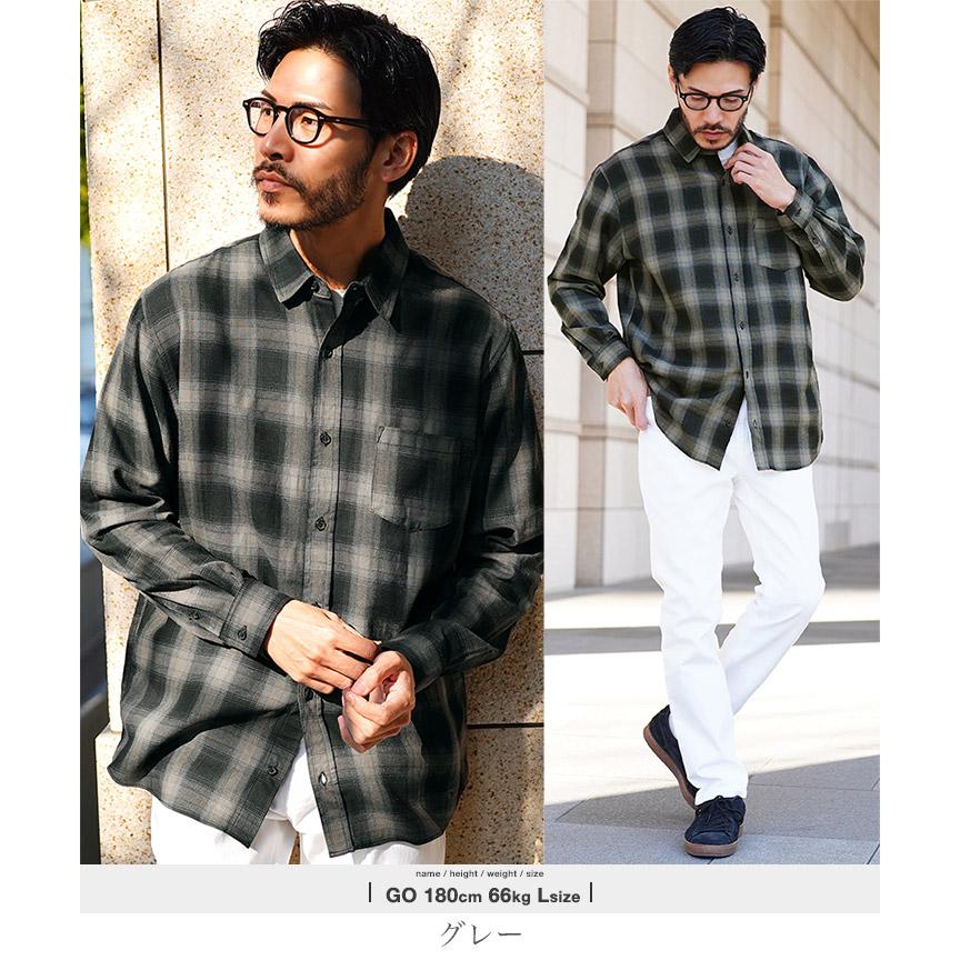 JIGGYS SHOP（ジギーズショップ） チェックシャツ メンズ トップス