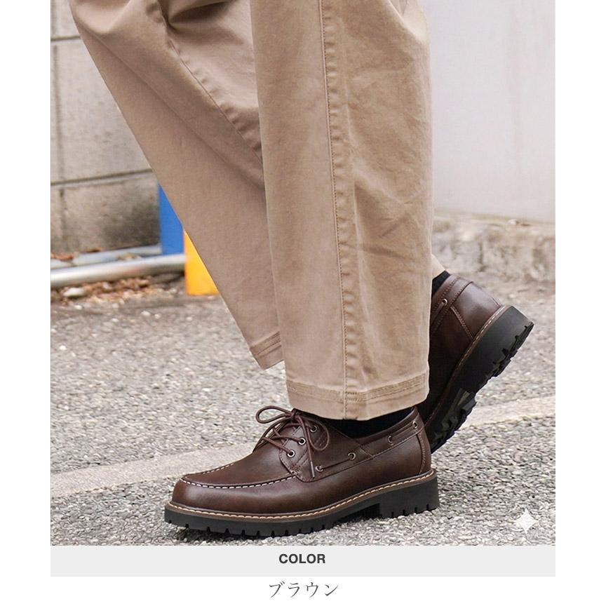 JIGGYS SHOP（ジギーズショップ） デッキシューズ メンズ 合皮 PU