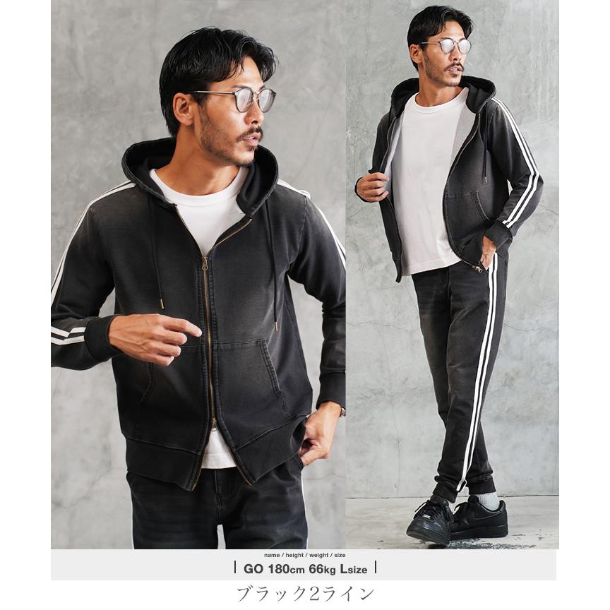 JIGGYS SHOP パーカー メンズ トップス ジップアップパーカー