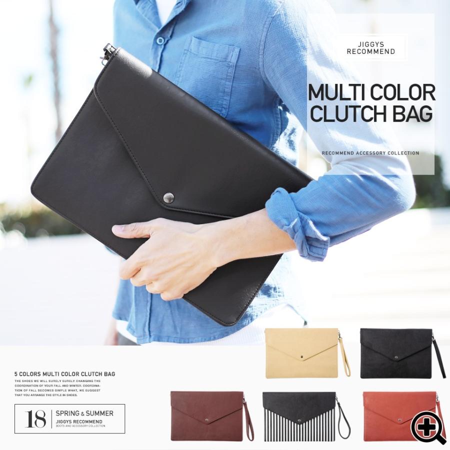 クラッチバッグ メンズ 鞄 カバン Puレザー ビジネス Jiggys Shop 通販 Paypayモール