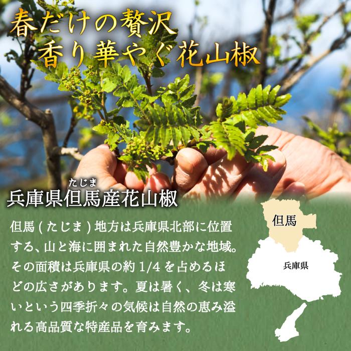 予約 4月上旬発送】 生 花山椒 約 50g 数量限定商品 希少 収穫したてを