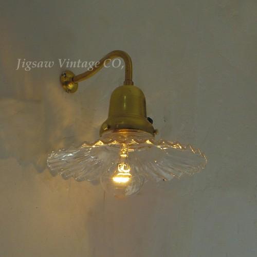 フリル ガラスシェード ブラケットライト ウォールブラケット 壁付け 天井 照明器具 寝室 廊下 洗面所 リビングルーム 玄関照明 E２６ C Jigsawannex 通販 Yahoo ショッピング