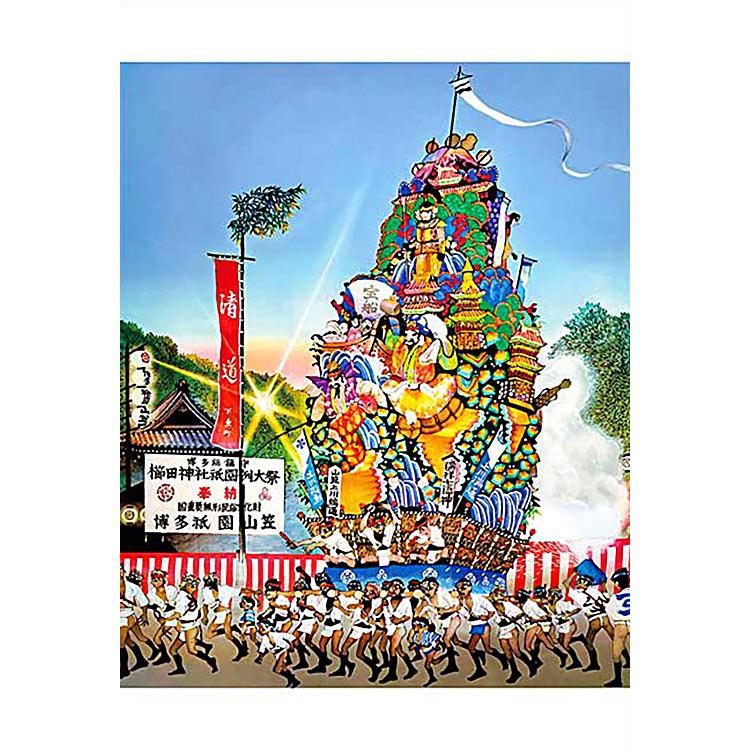 ジグソーパズル 300ピース 博多祇園山笠−福岡− 藤城清治 APP-300-340