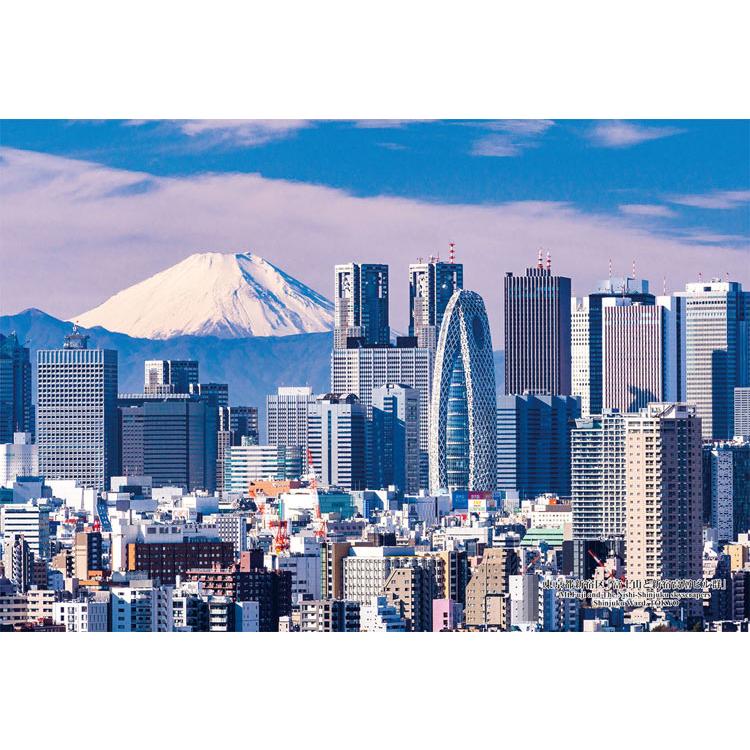 ジグソーパズル 300ピース 東京都新宿区「富士山と新宿高層ビル群